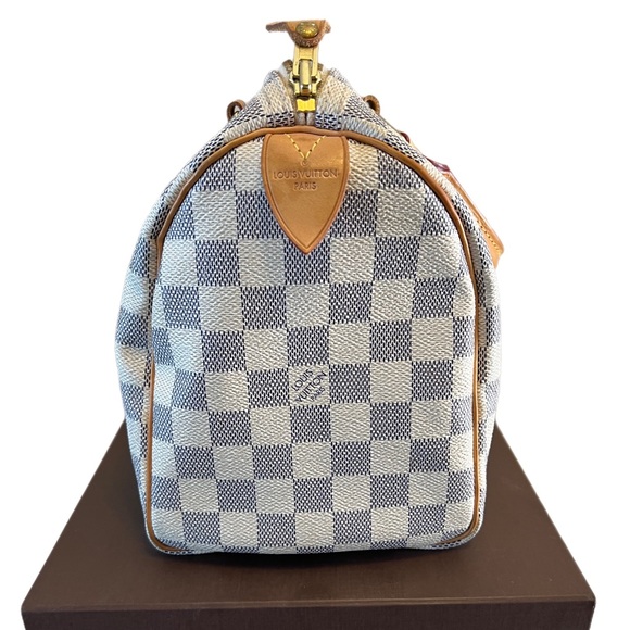 LOUIS VUITTON SPEEDY 25- Damier Azur - Picture 7 of 17